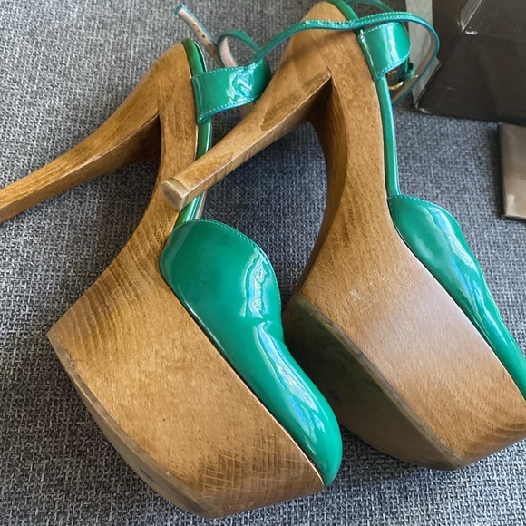 Classic Green Gucci Pumps High Heels - Picture 8 of 13